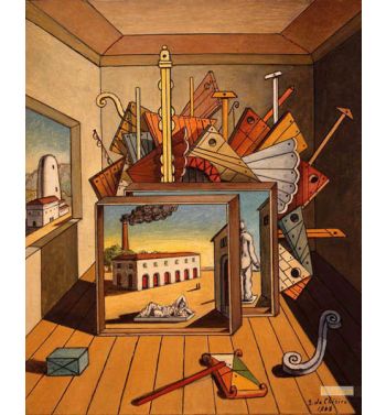 Interno Metafisico con Officina