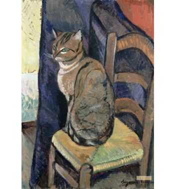 Study Of A Cat 1918