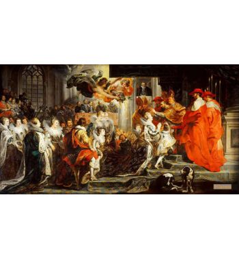 Coronation Of Marie De' Medici In Saint-Denis