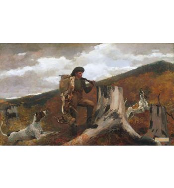 A Huntsman And Dogs