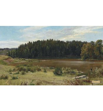 River On The Edge Of A Wood 1882
