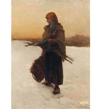 Ramasseuse De Fagots Et Son Enfant Dan