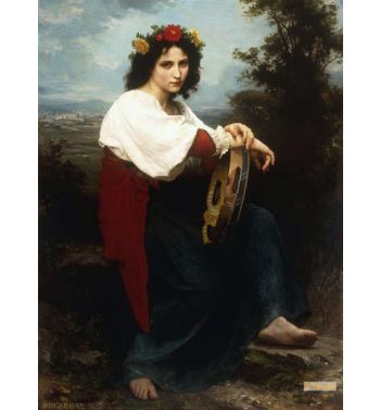 Italian Woman With A Tambourine, 1872