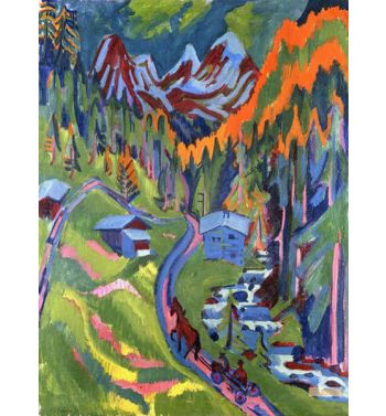 Sertig Path In Summer, 1923