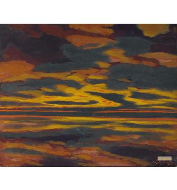 Green Lightning Over The Sea, 1921