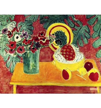 Pineapple And Anemones