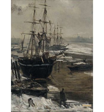 The Thames In Ice