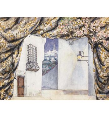 Stage Design For The Barber Of Seville