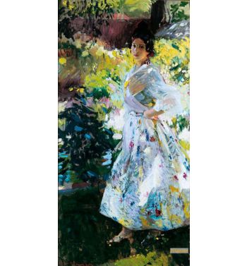 Maria In Valencian Peasant Costume, Maria Dressed In Valencian