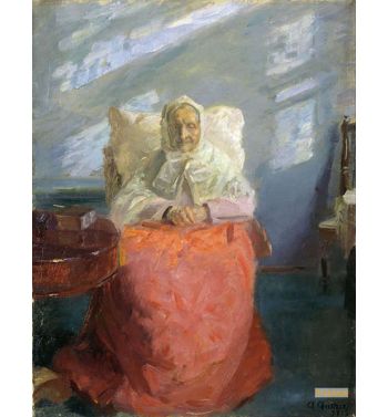 Mrs Ane Brondum In The Blue Room