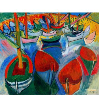 Boats At Martigues
