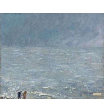 Trouville, The Sea, Gray Weather, 1904