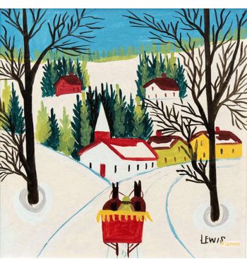Sleigh In Winter