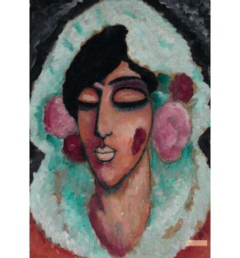 Abstract Head Winter Ringing