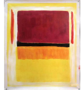 Violet Black Orange Yellow On White And Red 1949