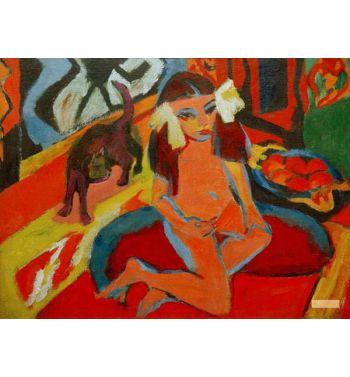 Girl With Cat, Fränzi