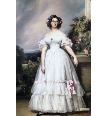 Portrait Of Princess Clementine D'Orleans 1817 1907