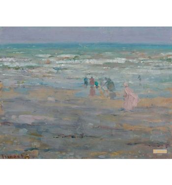 Beach In Corsica 1913