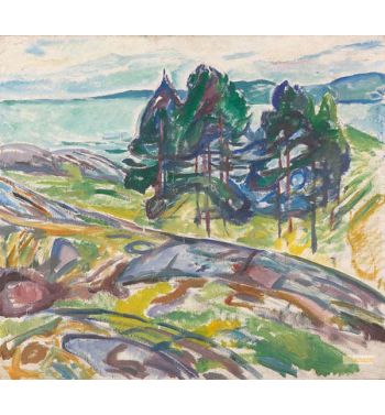 Pine Trees By The Sea, 1910S