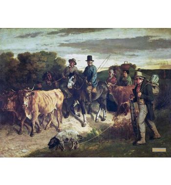 The Peasants Of Flagey Returning From The Fair