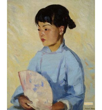 Chinese Girl With Fan