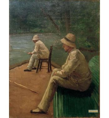 Fishermen On The Banks Of The Yerres