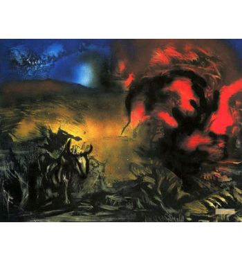 Landscape With Steer 1937