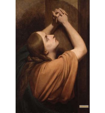 Saint Mary Magdalene At The Foot Of The Cross