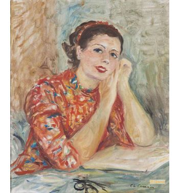 Portrait Of Jeanne Loviton, Called Jean Sailboat