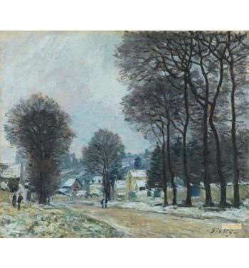 Snow At Louveciennes c1874
