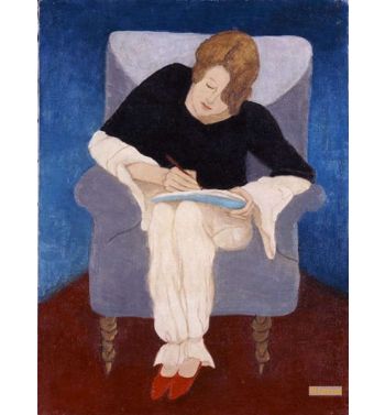 Portrait Of Woman Writing