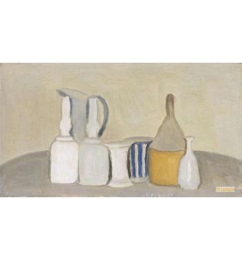 Still Life Of Bottles And Pitcher 1946