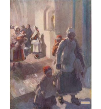 Matins On Christmas Day c1912