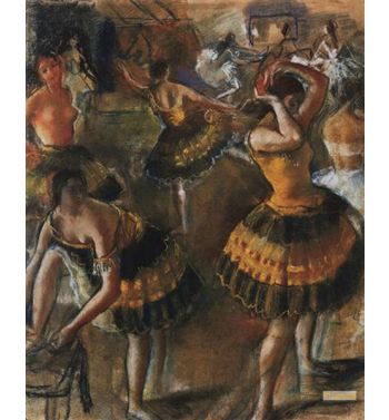 Ballet Dancers In Their Dressing Room 1923
