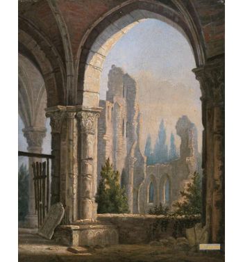 Gotische Kirchenruine Im Morgenlicht 1820