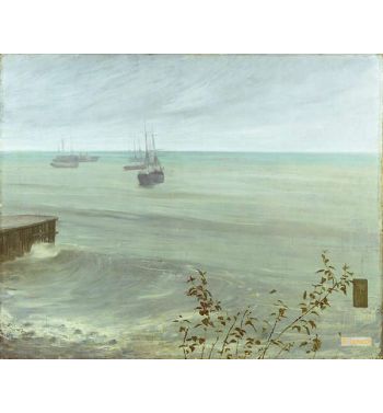 Symphony In Grey And Green The Ocean 1866