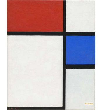 Composition No, II, With Red And Blue 1929