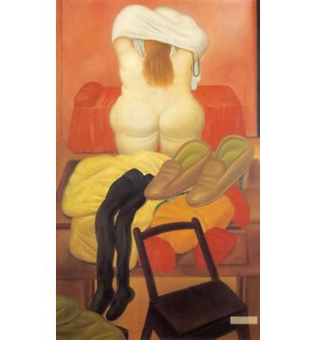 Woman Undressing