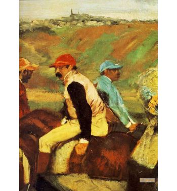 The Champs Races, Amateur Jockeys Near A Car