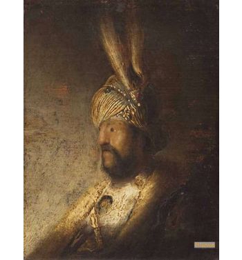 Bust Of A Man In A Turban