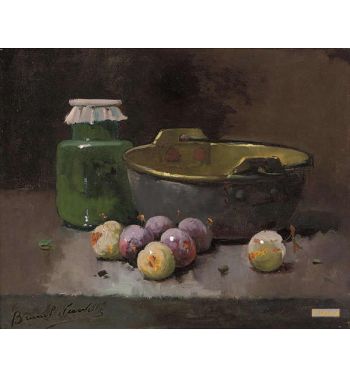 Still Life With Plums