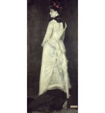 Harmony In Flesh Colour And Black Portrait Of Miss Louise Jop