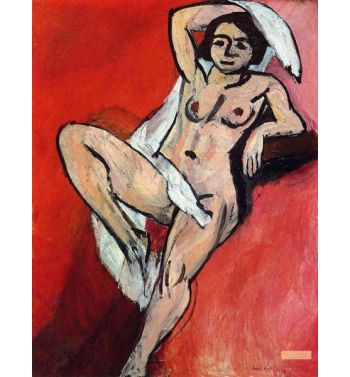 Nude With A Scarf