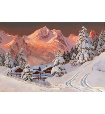 Winter in the Mountains
