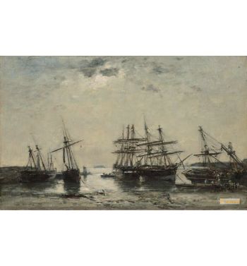 Portrieux Entree Du Port Maree Basse