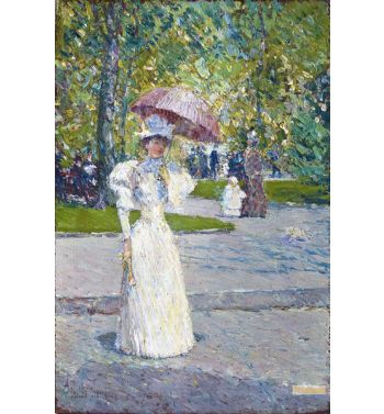 Woman With A Parasol In A Park 1891