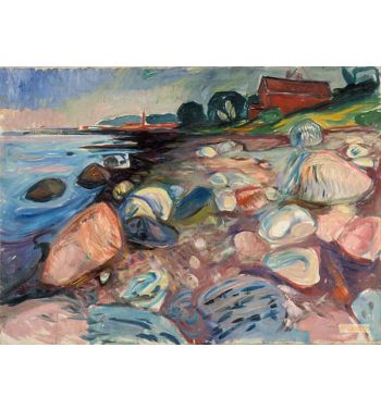 Shore With Red House, 1904 1