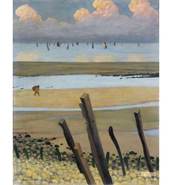 Low Tide At Villerville, 1922
