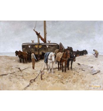 Fishing Boat On The Beach
