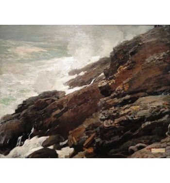 High Cliff Coast Of Maine